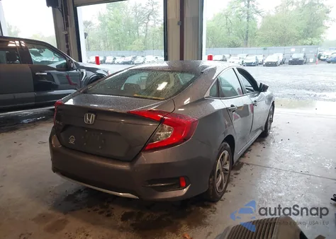 2020 Honda Civic Lx из США, поврежденный, VIN 2HGFC2F64LH525248